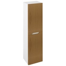 Sapho MEDIENA szafka wysoka 35x140x30cm 2 drzwiczki lewa/prawabiały mat/dąb natural MD352