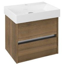Sapho NIRONA szafka umywalkowa 57x51.5x43cm dąb Sherwood NR060-1515