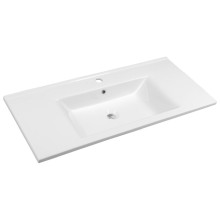 Aqualine ZUNO 100 umywalka meblowa 100x45cm biała 9100