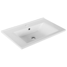 Aqualine ZUNO 65 umywalka meblowa 65x45cm biała 9065