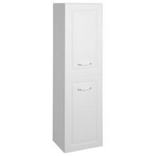 Aqualine FAVOLO szafka wysoka z koszem na bieliznę 40x150x31cm biały mat FV160
