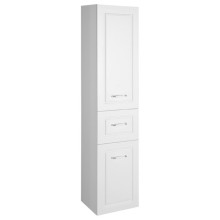 Aqualine FAVOLO szafka wysoka z koszem na bieliznę 40x184x31cm biały mat FV180