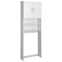 Aqualine SIMPLEX ECO szafka na pranie 63x25x190cm biały SIME715