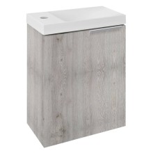Sapho LATUS X szafka umywalkowa 394x50x22cm dąb Mocca LT110-1212