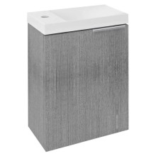 Sapho LATUS X szafka umywalkowa 394x50x22cm dąb srebrny LT110-1111