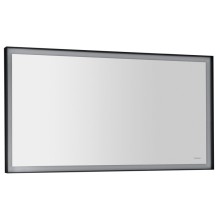 Sapho SORT lustro z oświetleniem LED 120x70cm czarny mat ST120