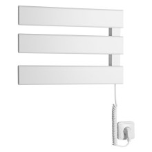 Aqualine ELVIS Elektryczna suszarka na ręczniki 480x330x45mm 50W biała EB480
