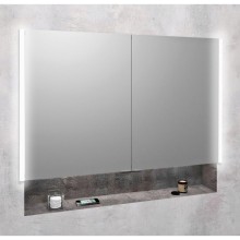 Sapho INTEGRA szafka z lustrem do zabudowy oświetlenie LED 105x70cm IN105
