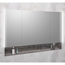 Sapho INTEGRA szafka z lustrem do zabudowy oświetlenie LED 125x70cm IN125