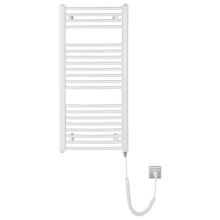 Aqualine ORBIT-E grzejnik elektryczny obły 450x960 mm 300 W biały ILEO94T