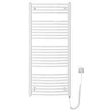 Aqualine ORBIT-E grzejnik elektryczny obły 600x1320 mm 600 W biały ILEO36T