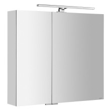 Sapho MIRRÓ szafka z lustrem oświetlenie LED 80x70x16cm biała MC080-0030
