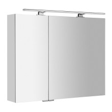 Sapho MIRRÓ szafka z lustrem oświetlenie LED 90x70x16cm biała MC090-0030