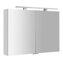 Sapho MIRRÓ szafka z lustrem oświetlenie LED 100x70x16cm biała MC100-0030