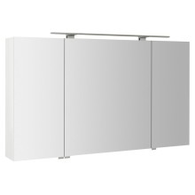 Sapho MIRRÓ szafka z lustrem oświetlenie LED 3 drzwiczki 120x70x16cm biała MC121-0030