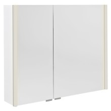 Sapho ALIX szafka z lustrem oświetlenie LED 86x70x17.5cm biała AX186-0030