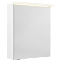 Sapho LINEX szafka z lustrem oświetlenie LED 60x70x15cm lewa/prawa biała LX060-0030