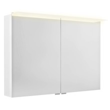 Sapho LINEX szafka z lustrem oświetlenie LED 100x70x15cm biała LX100-0030