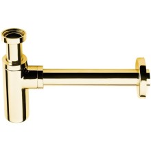 Sapho Syfon umywalkowy 5/4" odpływ 32 mm okrągłe złoto SI517