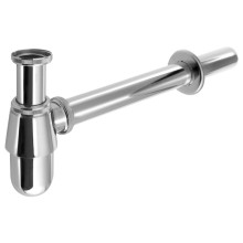 Bruckner Syfon umywalkowy 5/4" odpływ 32 mm niski chrom 151.211.1