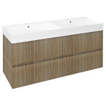 Sapho FILENA szafka umywalkowa 118x51.5x43cm dąb FID1212D