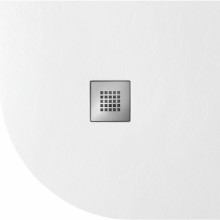 Gelco Mitia brodzik prysznicowy kompozytowy półokrągły 90x90cm biały PMBR90