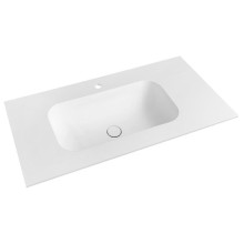 Sapho TREOS umywalka 76.6x513 cm Rockstone biały mat TS077-0101