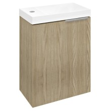 Sapho LATUS X szafka umywalkowa 394x50x22cm wiąz Bardini LT110-1313