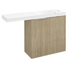 Sapho LATUS VI szafka umywalkowa 50x50x22 cm prawa wiąz Bardini LT610-1313