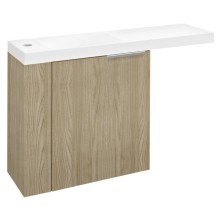 Sapho LATUS VI szafka umywalkowa 50x50x22 cm lewa wiąz Bardini LT615-1313
