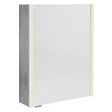 Sapho ALIX szafka z lustrem oświetlenie LED 56x70x17.5cm lewa/prawa dąb srebrny AX156-0011