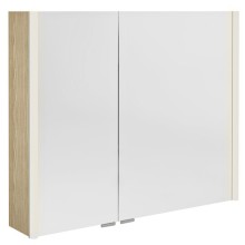 Sapho ALIX szafka z lustrem oświetlenie LED 86x70x17.5cm wiąz Bardini AX186-0013