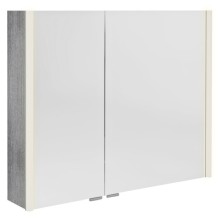 Sapho ALIX szafka z lustrem oświetlenie LED 86x70x17.5cm dąb srebrny AX186-0011