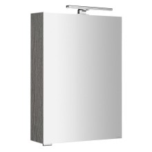 Sapho MIRRÓ szafka z lustrem oświetlenie LED 50x70x16cm lewa/prawa dąb srebrny MC050-0011