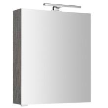 Sapho MIRRÓ szafka z lustrem oświetlenie LED 60x70x16cm lewa/prawa dąb srebrny MC060-0011