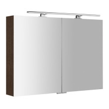Sapho MIRRÓ szafka z lustrem z oświetleniem LED 100x70x16cm sosna rustykalna MC100-0016
