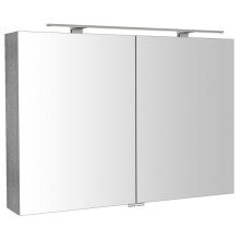 Sapho RIWA szafka z lustrem oświetlenie LED 101x70x17cm dąb srebrny RIW100-0011