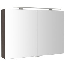 Sapho RIWA szafka z lustrem oświetlenie LED 101x70x17cm sosna rustykalna RIW100-0016