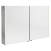 Sapho ALIX szafka z lustrem oświetlenieLED 106x70x17.5cm dąb srebrny AX106-0011
