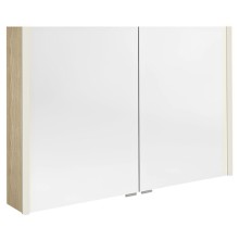 Sapho ALIX szafka z lustrem oświetlenieLED 106x70x17.5cm wiąz Bardini AX106-0013