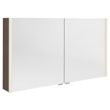 Sapho ALIX szafka z lustrem oświetlenie LED 2x drzwiczki 126x70x17.5cm sosna rustykalna AX126-0016