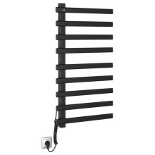 Sapho ELCOR elektryczna suszarka na ręczniki 480x920x50mm 128W czarny mat EB460