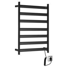 Sapho ELIAS elektryczna suszarka na ręczniki 490x730x110mm 105W czarny mat EB550