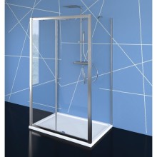 Polysan EASY LINE kabina prysznicowa trójścienna 1100x800mm wariant L/P szkło czyste EL1115EL3215EL3215