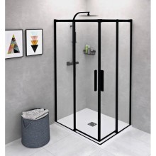 Polysan ALTIS LINE BLACK kabina prysznicowa 1000x900 mm wariant L/R wejście z rogu AL1512BAL1592B