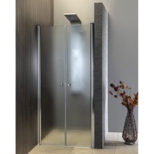 Aqualine PILOT drzwi prysznicowe obrotowe dwuskrzydłowe 900mm PT092