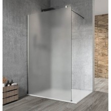 Gelco VARIO CHROME jednoczęściowa kabina prysznicowa Walk-In montaż przy ścianie szkło matowe 800 mm GX1480GX1010