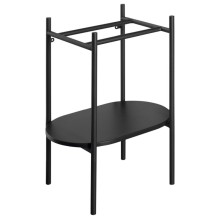 Sapho PUNO konsola pod umywalkę 400x820x360mm czarny SKA570-2