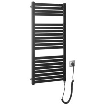 Aqualine TONDI-E grzejnik elektryczny 450x970 mm 300 W czarny mat DE456T