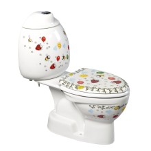 CREAVIT KID kompakt WC dla dzieci odpływ pionowy kolorowy sitodruk CK301.400.0F